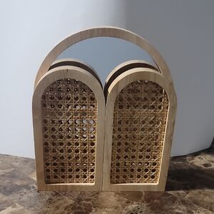 Elegant Wooden Vanity Mirror